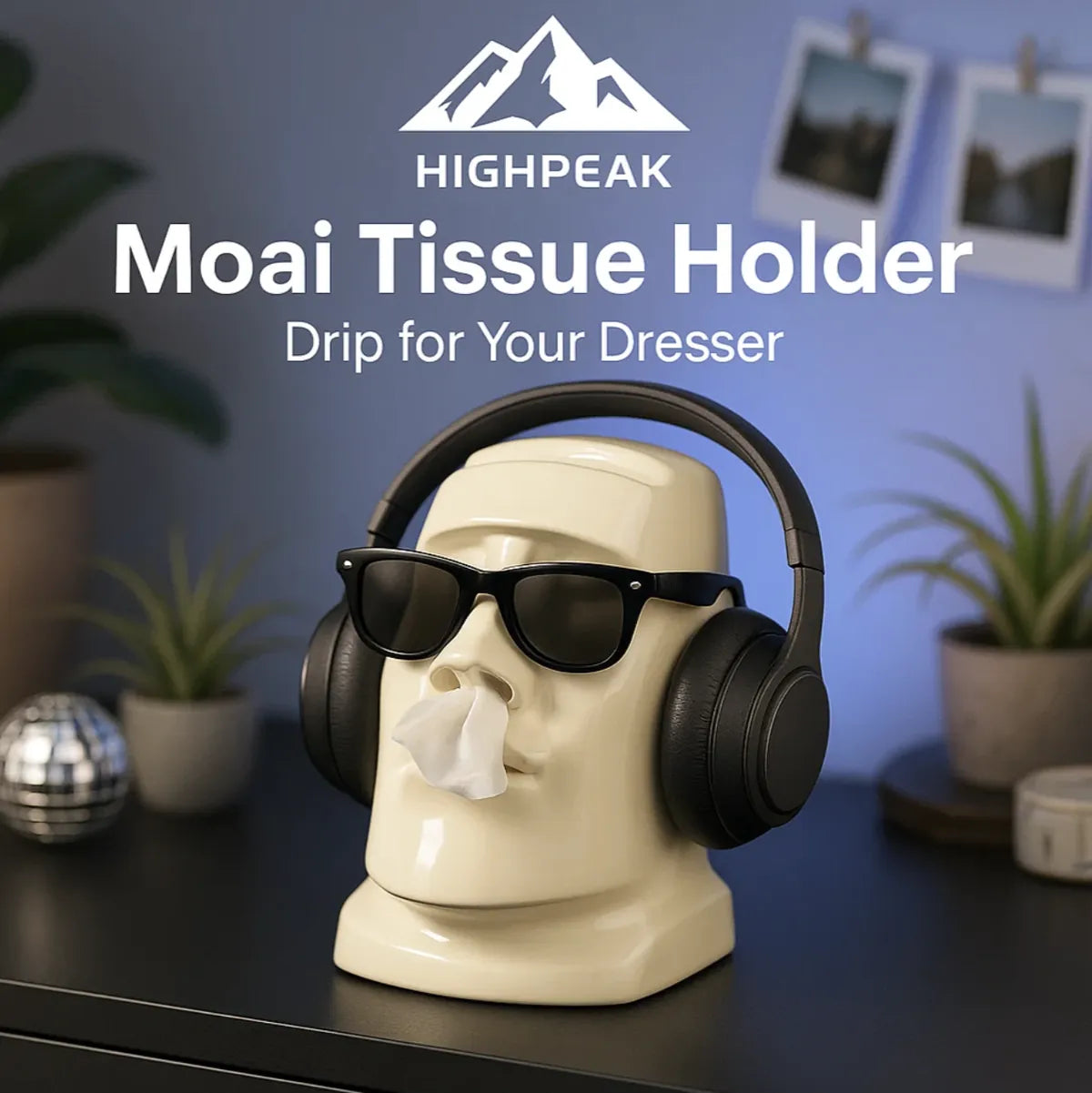 Moai Tissue Holder