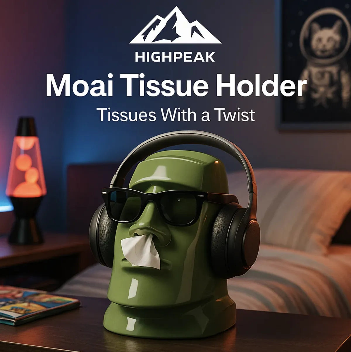 Moai Tissue Holder