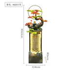 Moonlit Bonsai Waterfall 163 cm model with a 46 by 26 cm footprint and illuminated water panel.