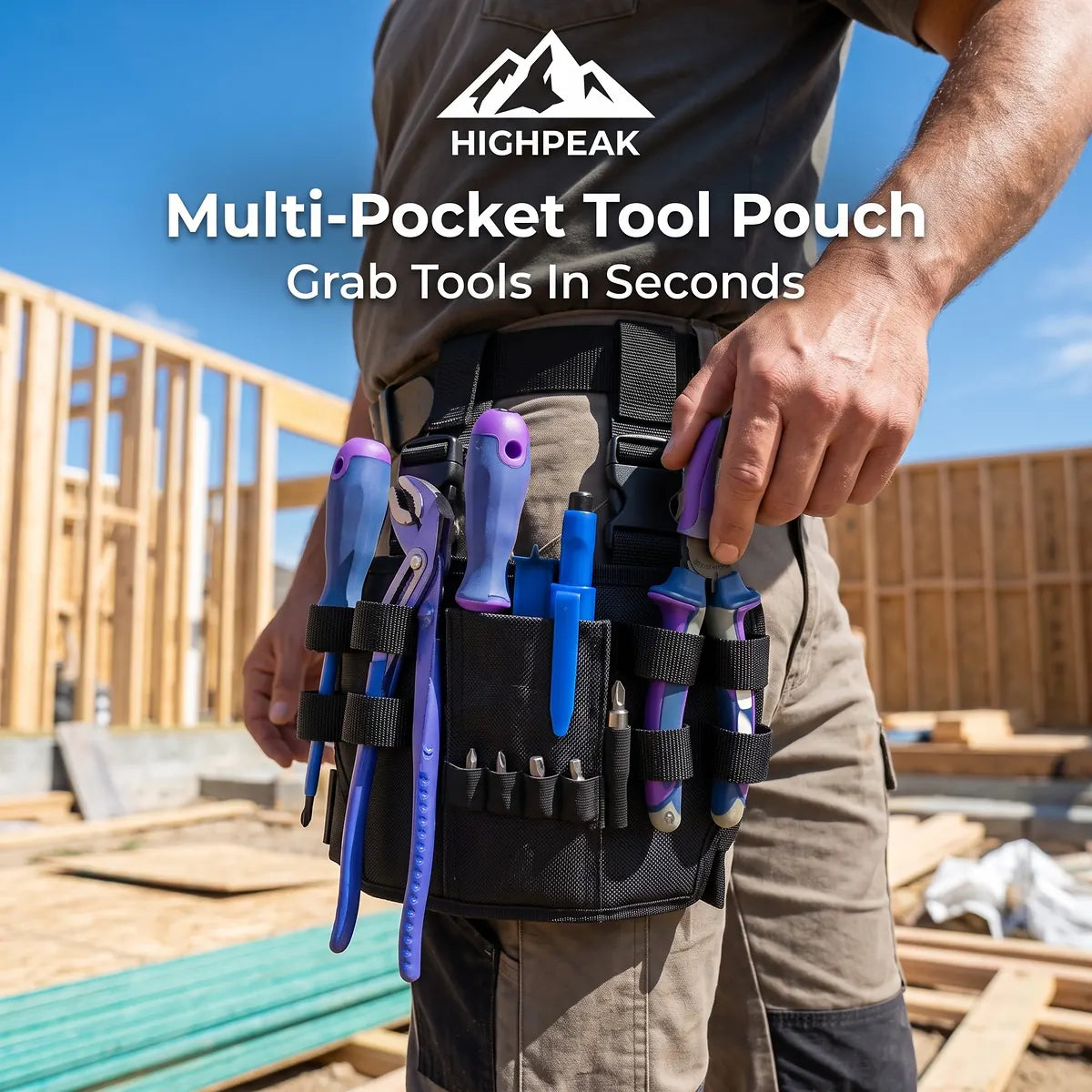 Multi-Pocket Tool Pouch