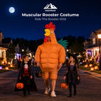 Muscular Rooster Costume