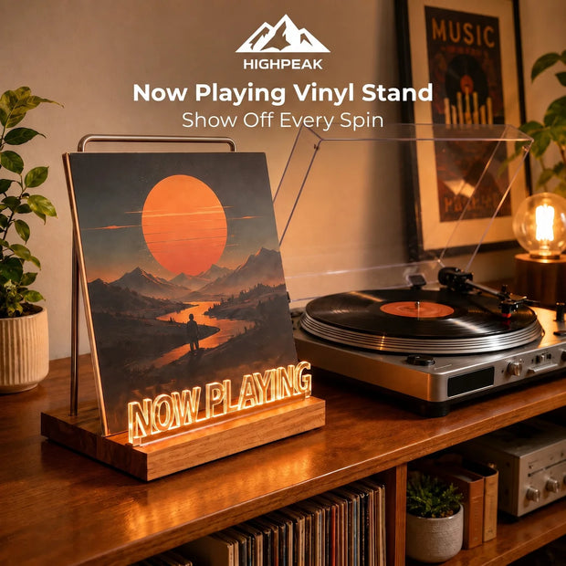 Now Playing Vinyl Stand