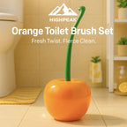 Cherry Toilet Brush Set