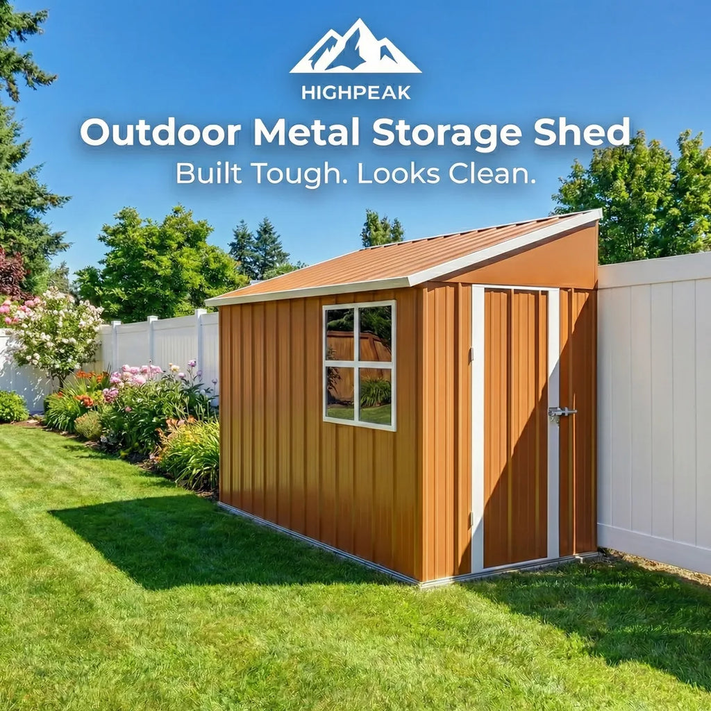 Outdoor Metal Storage Shed