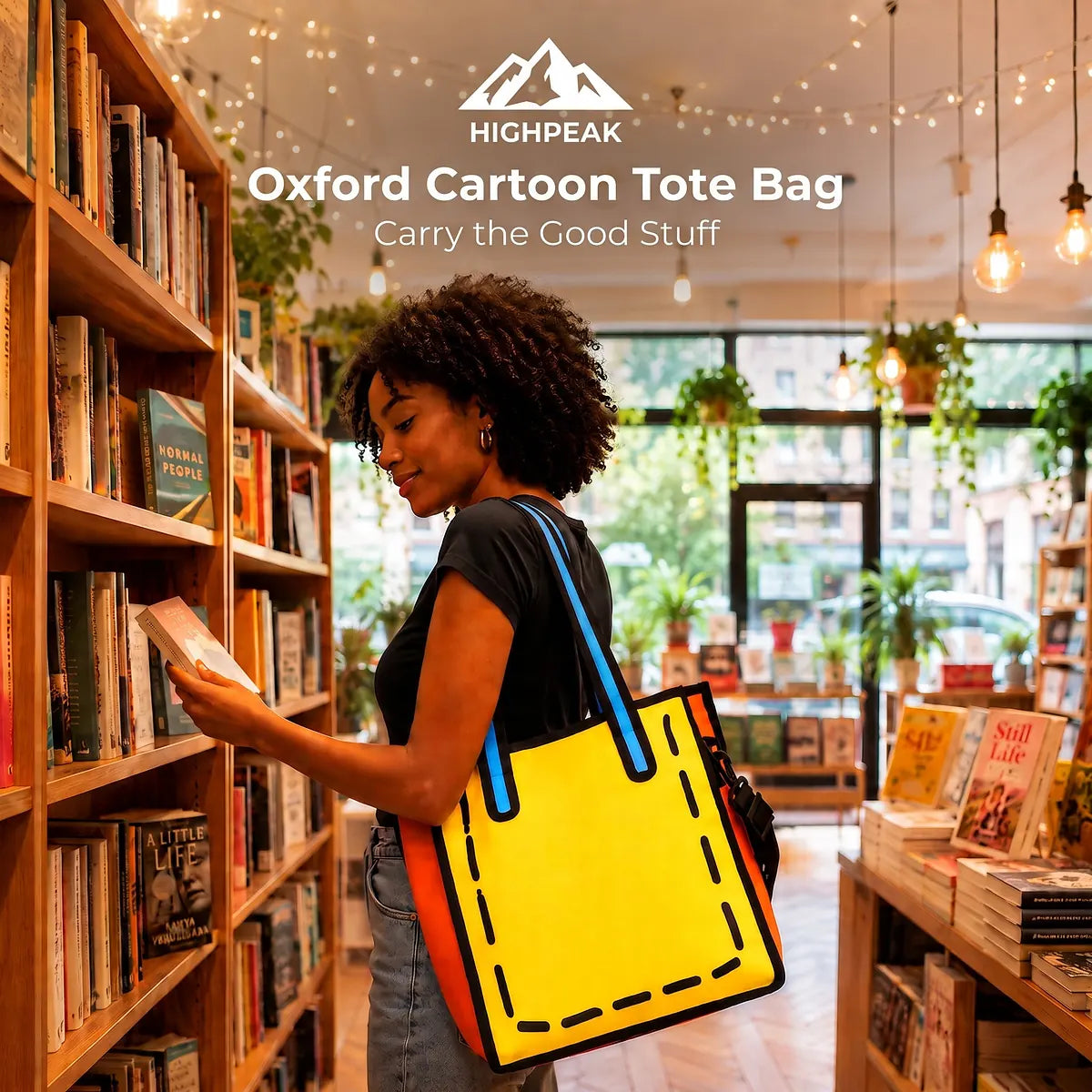 Oxford Cartoon Tote Bag