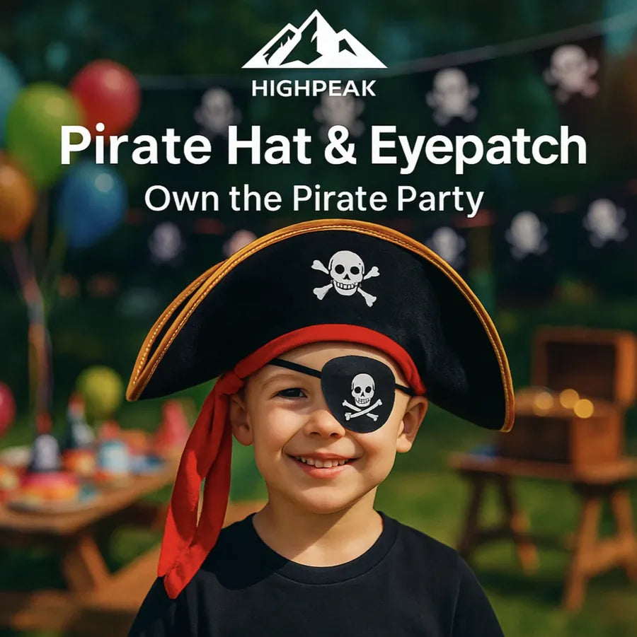 Pirate Hat & Eyepatch Costume