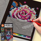Pixel Mosaic Coloring Book coded butterfly mosaic with color key and partially finished wings