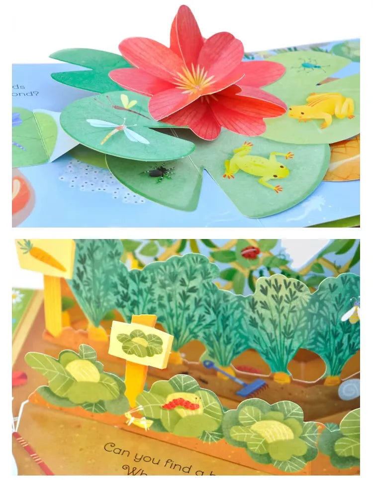 3D Pop-Up Garden Book