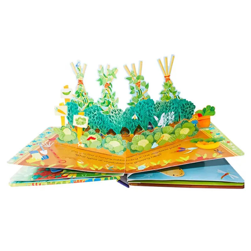 3D Pop-Up Garden Book
