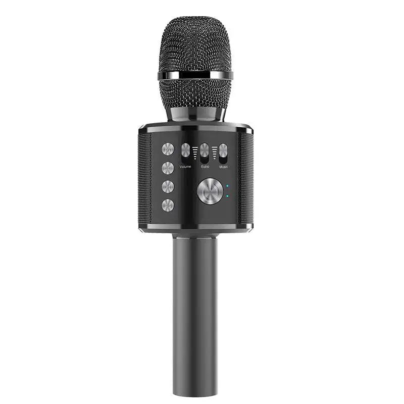 Popstar Karaoke Microphone in the Black color variant on a white background