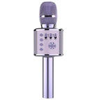 Popstar Karaoke Microphone in the metallic Purple color variant on a white background