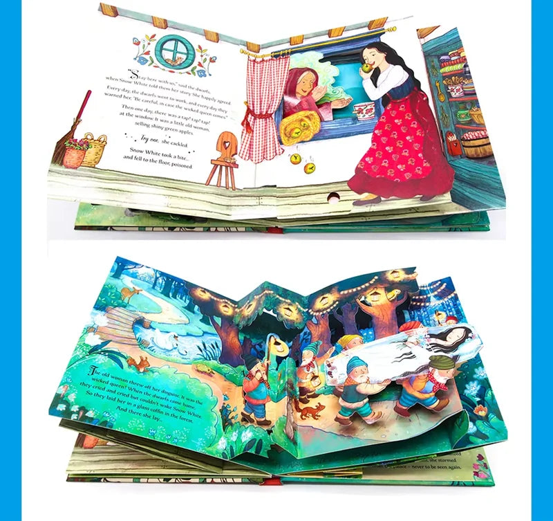3D Pop-Up Snow White Book