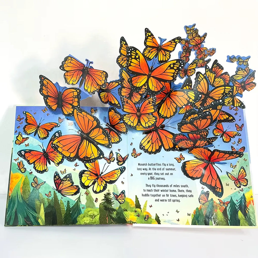 3D Pop-Up Butterfly Book