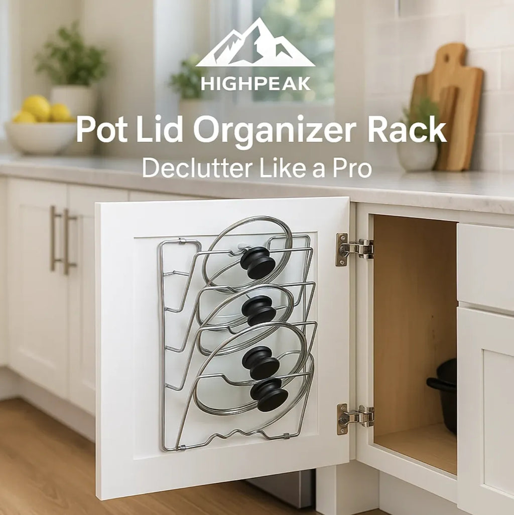 Pot Lid Organizer Rack