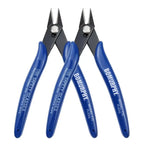Precision Flush Cutters shown as two blue-handled tools side by side; the selected pack includes three cutters.