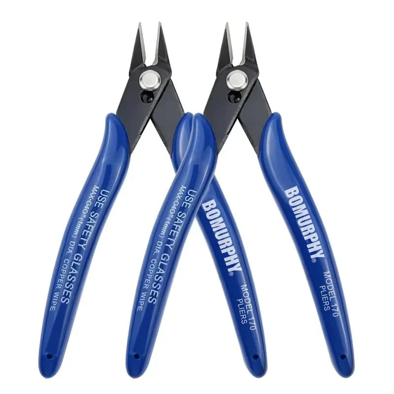 Precision Flush Cutters shown as two blue-handled tools side by side; the selected pack includes three cutters.