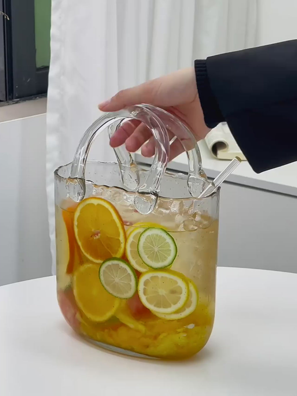 Handbag Cocktail Glass Jug