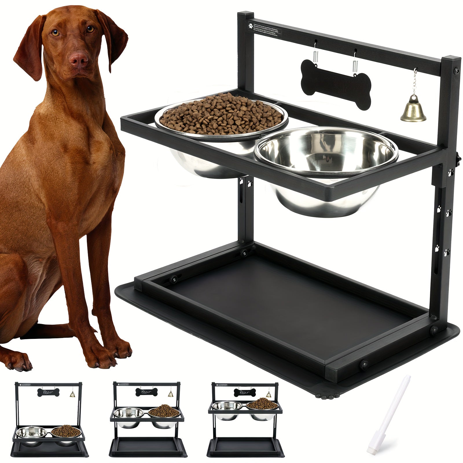 Elevated Dog Feeder