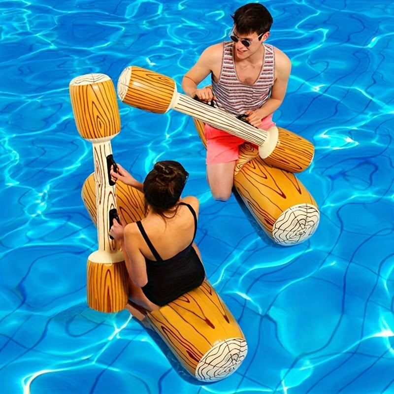Inflatable Log Joust Set
