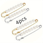 Pearl Safety Pin Set