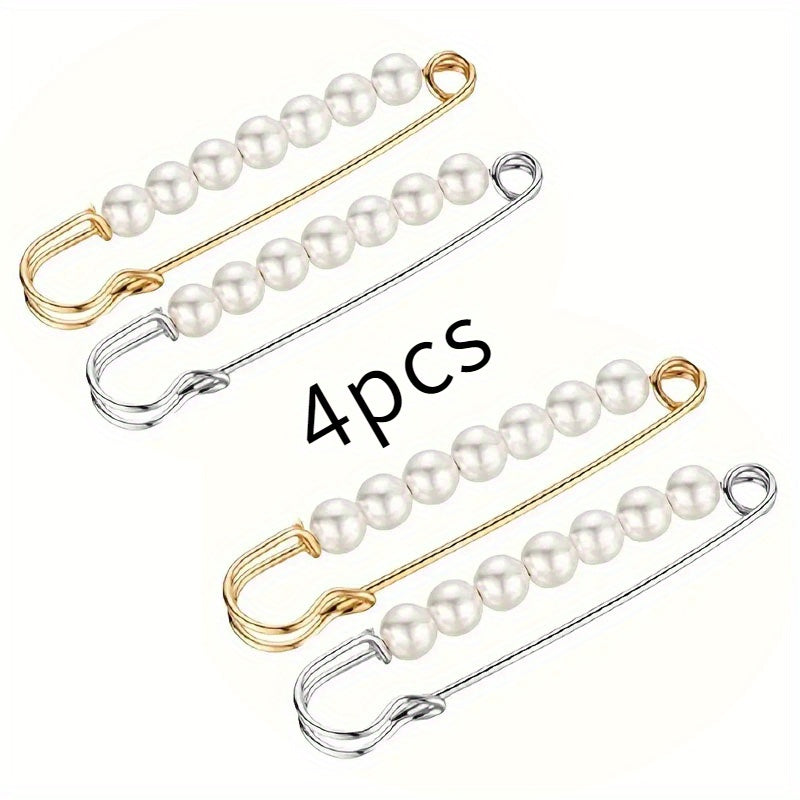 Pearl Safety Pin Set