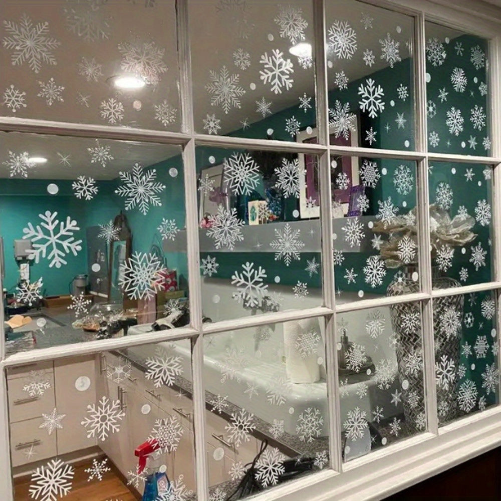 Snowflake Window Clings