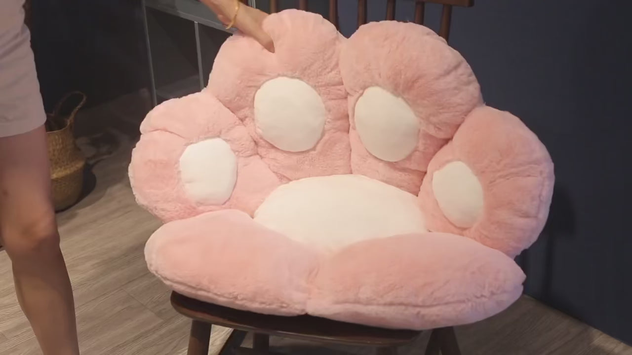 Plush Cat Paw Cushion