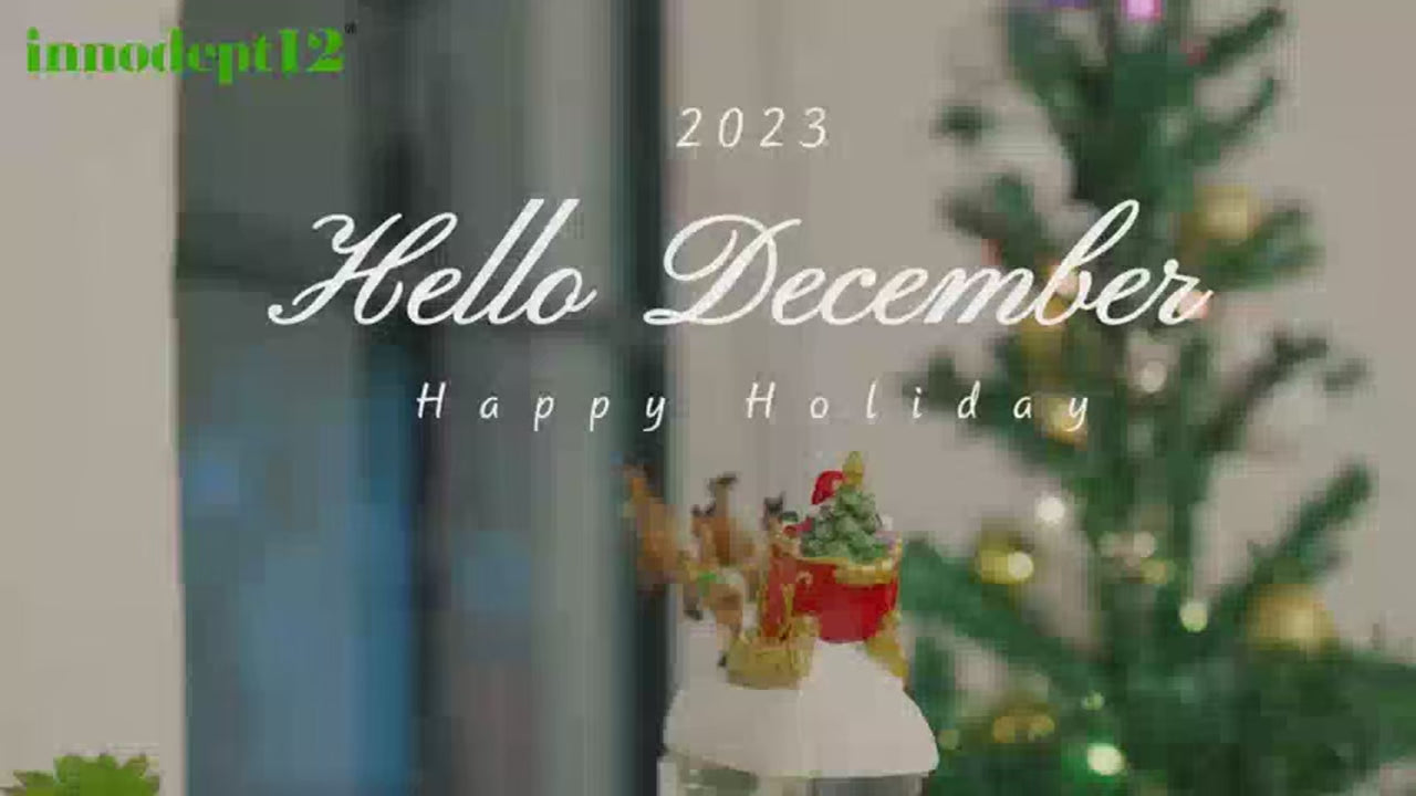 Santa Sleigh Christmas Decor