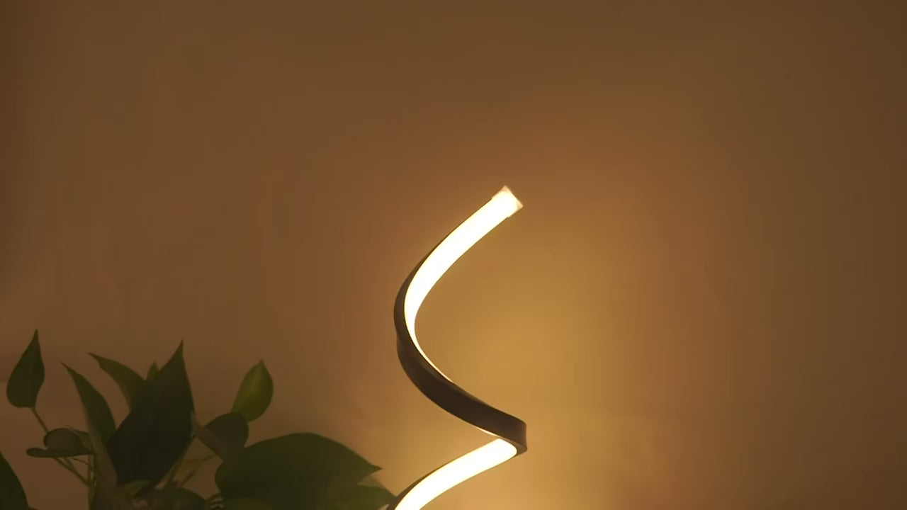 LED Spiral Table Lamp