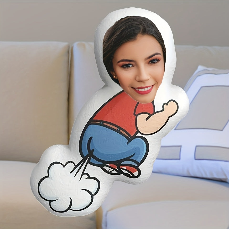 Funny Personalized Fart Face Pillow