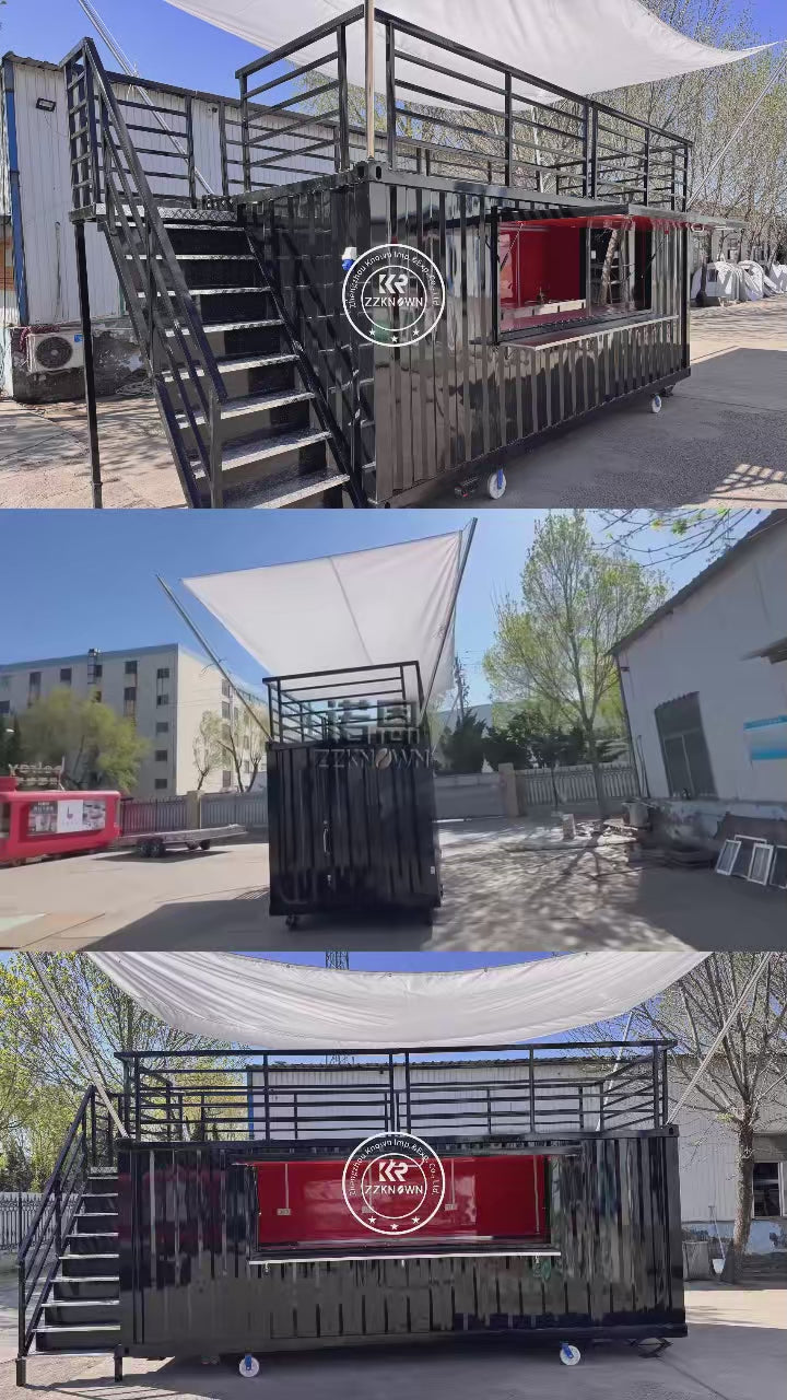 Two-Story Container Restaurant