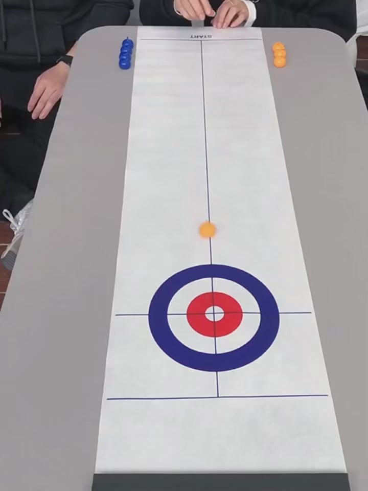 Tabletop Curling Game Set