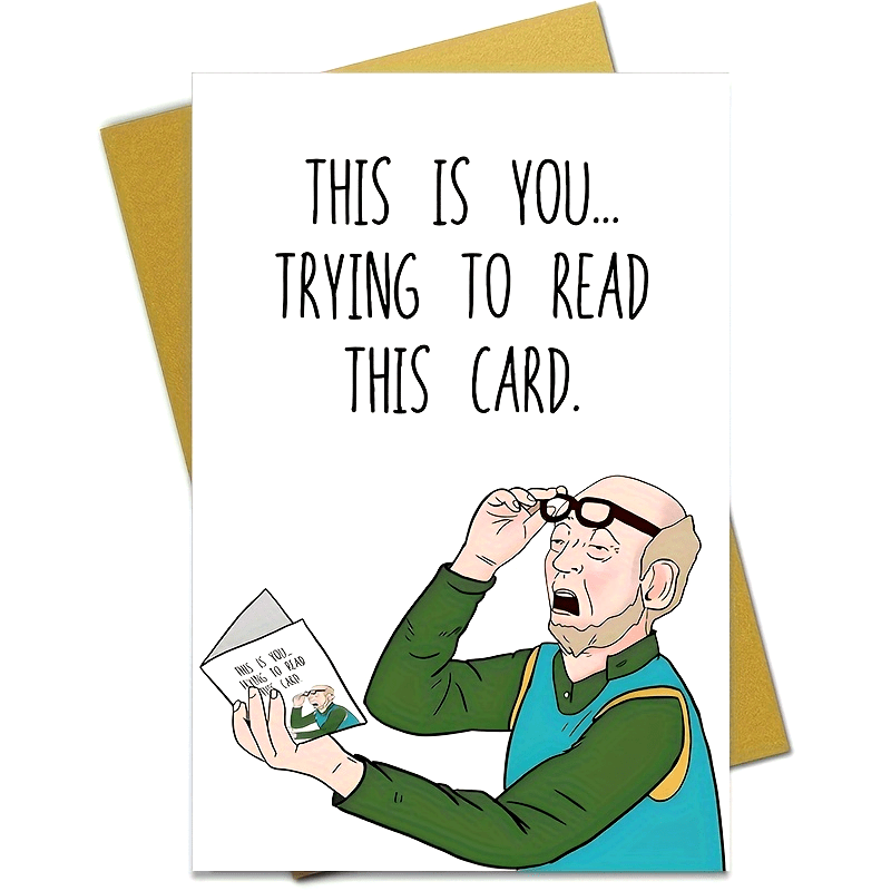 Funny Birthday Card for Men