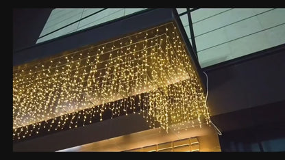 Icicle House Christmas Lights