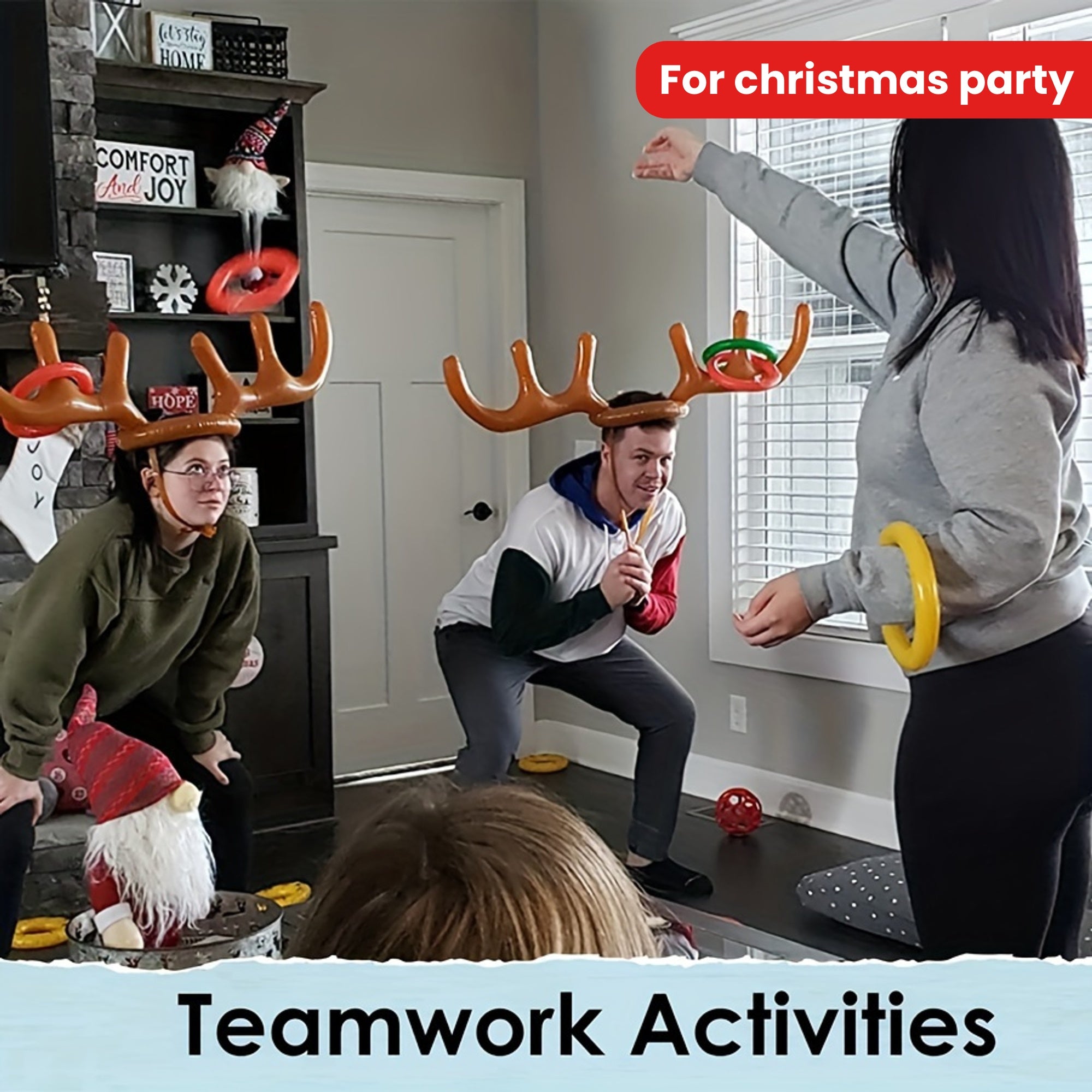 Inflatable Antler Ring Toss Game