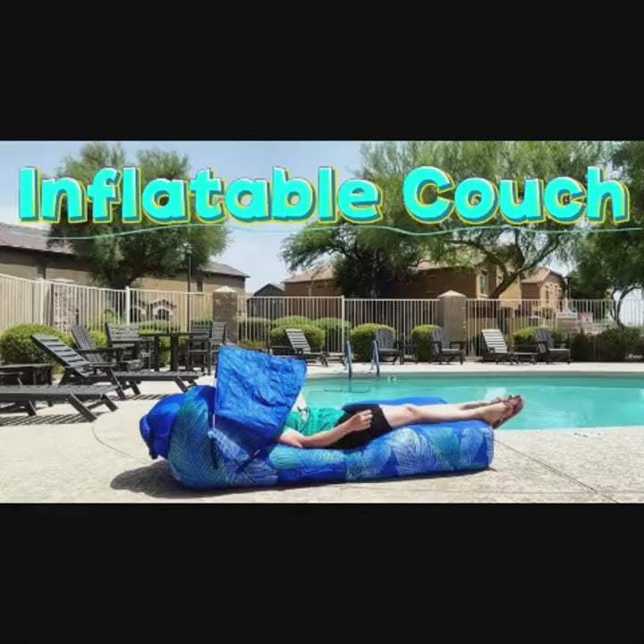 Inflatable Canopy Lounger