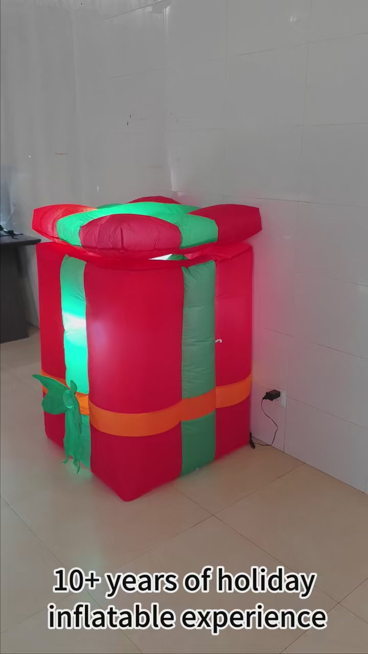 5FT Inflatable Gift Santa