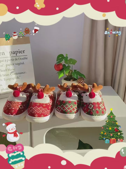 Christmas Reindeer Slippers