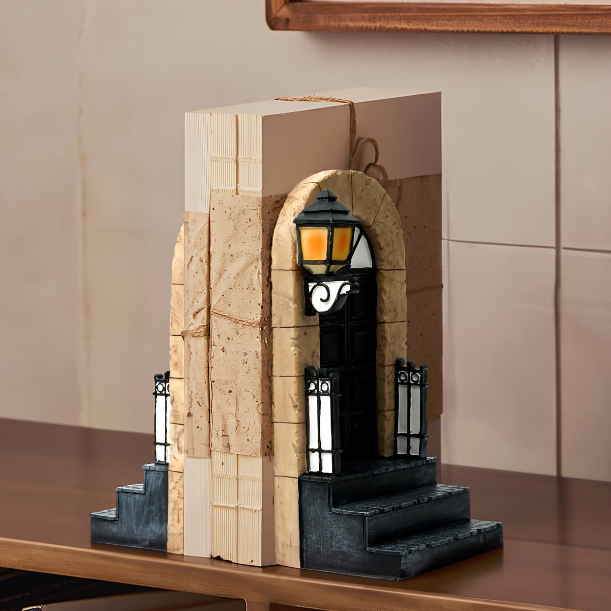 Vintage Door Bookend Decor