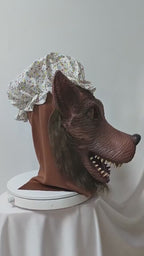 Granny Wolf Costume Mask
