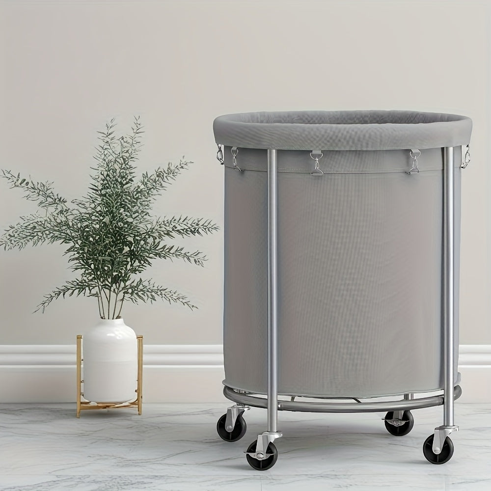 Rolling Laundry Basket w Wheels