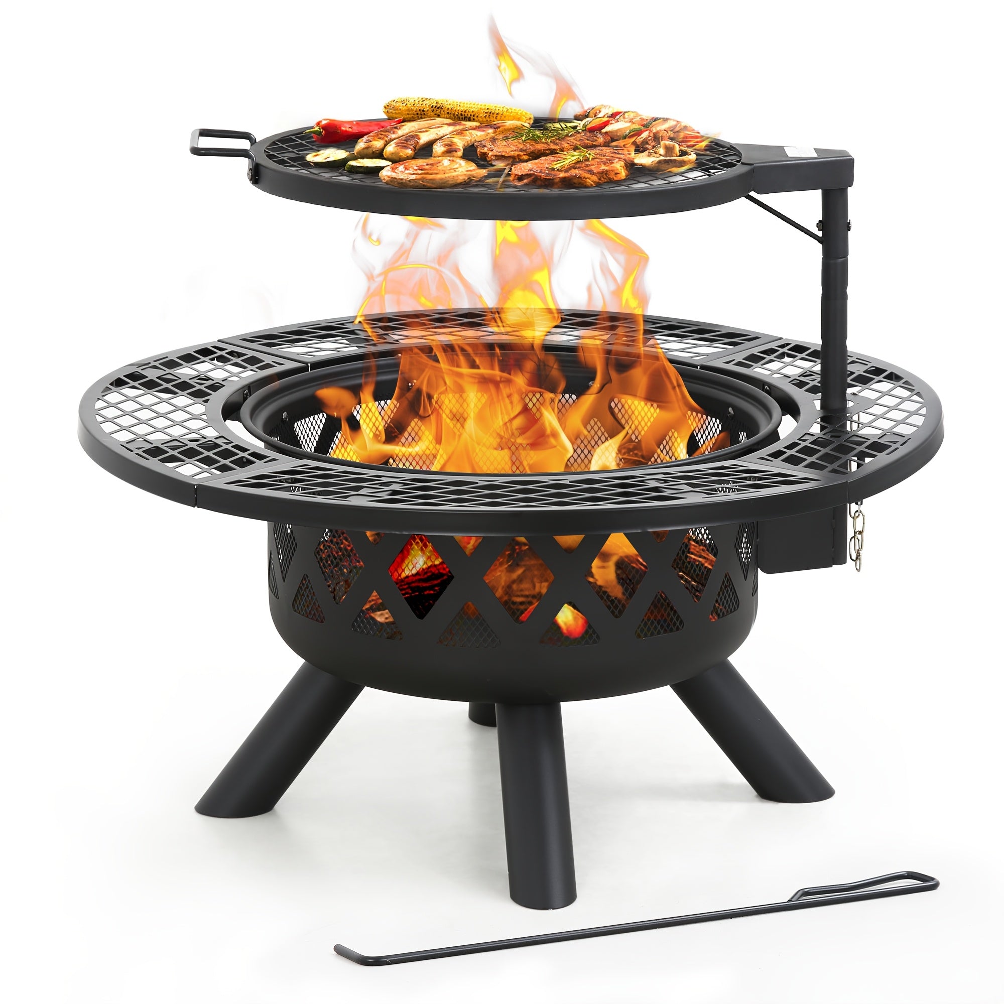Backyard Fire Pit Grill