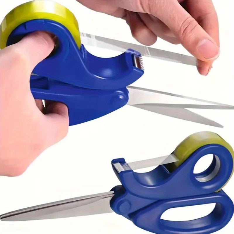 Scissors with Tape Dispenser