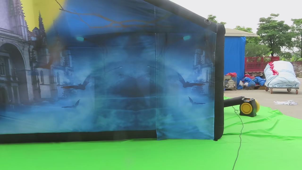 Giant Inflatable Haunted Maze