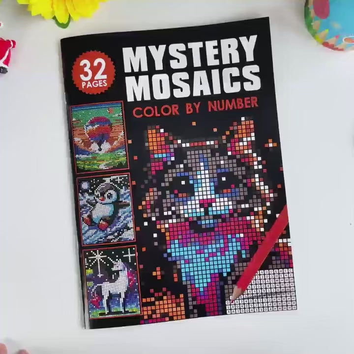 Pixel Mosaic Coloring Book