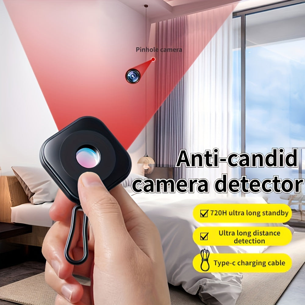 1pc Mini Full Range AntiSpy Camera Detector for Hotels Bathrooms And Bedrooms a Device to Locate Hidden Signals And Protect Privacy from Security Threats Posed by Covert Cameras And Audio Devices