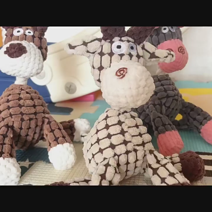 Squeaky Donkey Dog Toy