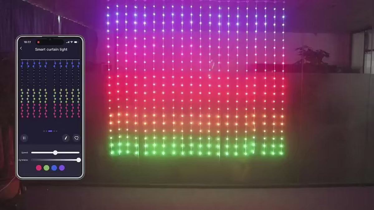 Halloween Smart Curtain Lights