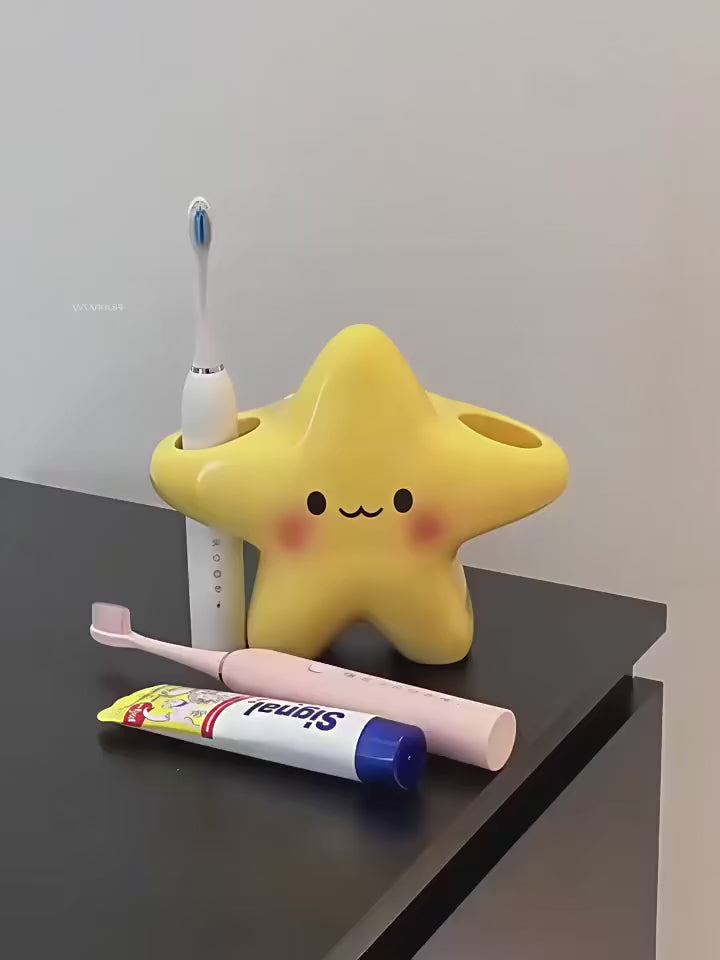 Cute Star Toothbrush Holder