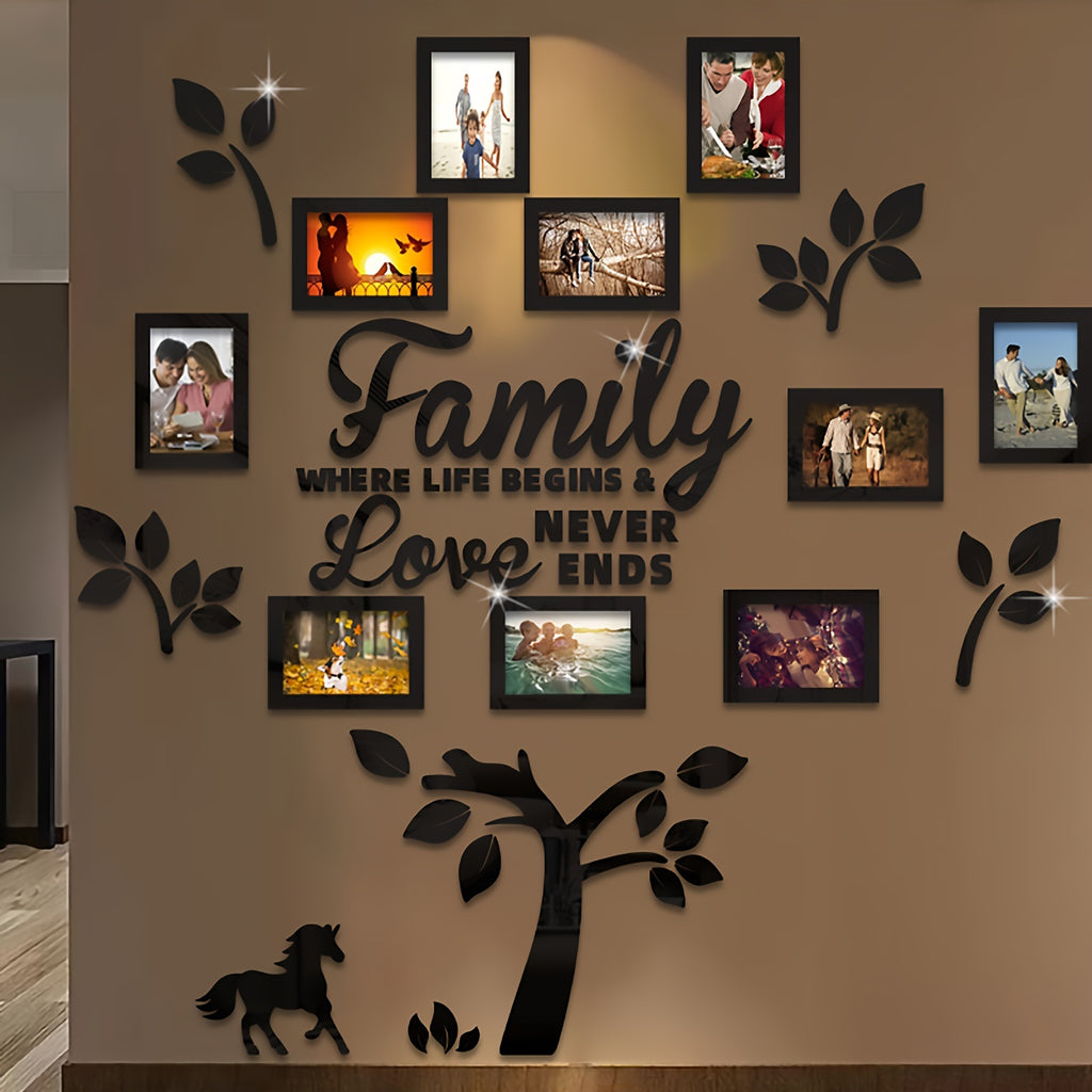 3D Family Photo Wall Frame Set